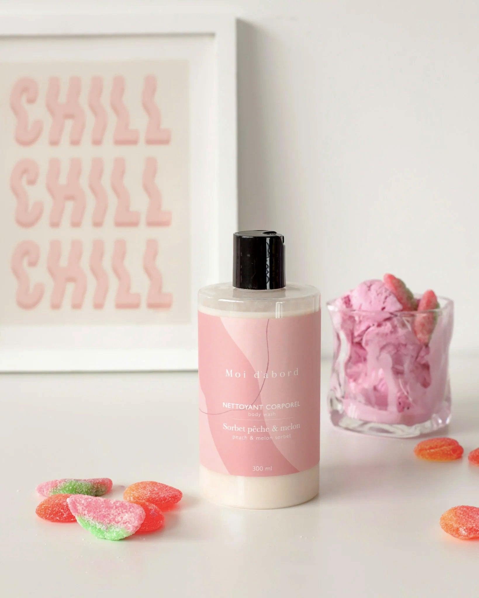 Nettoyant corporel Sorbet pêche & melon - Moi d'abord